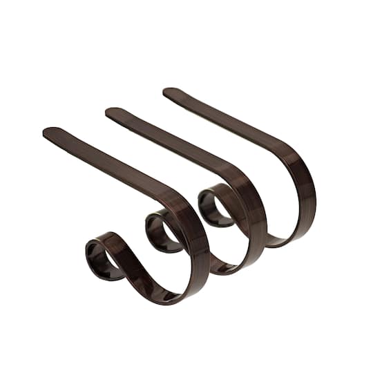 Original MantleClip&#xAE; Oil-Rubbed Bronze Stocking Holders, 3ct.